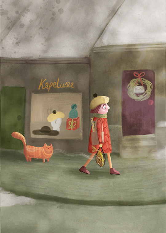 A walk with a cat